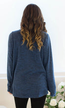 Cut out and Cozy Sweater in Blue